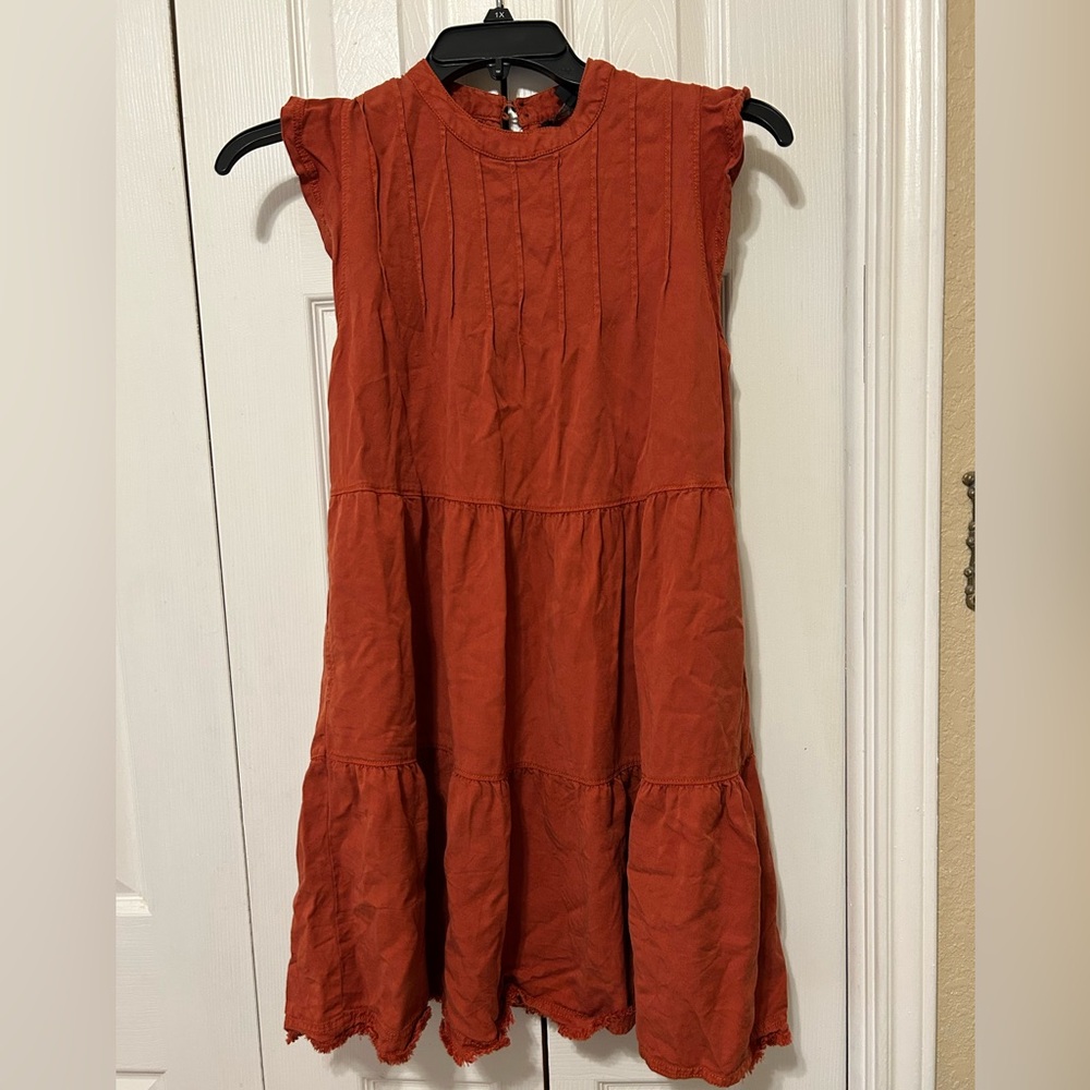 Fall burnt Orange Dress